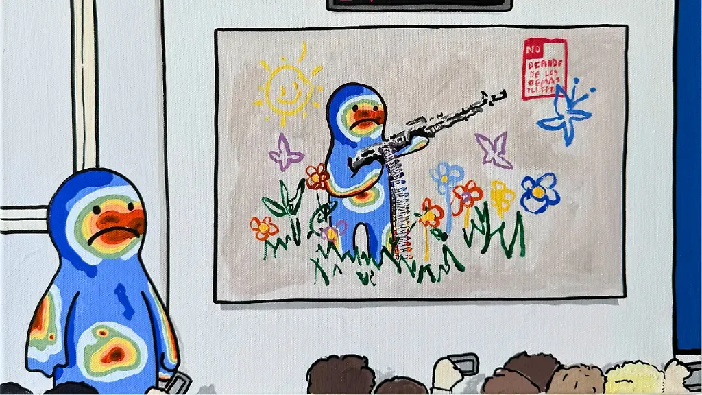 Este mes, Joche fue invitado a participar en una exposición que forma parte del Art Weekend en Tonalá.