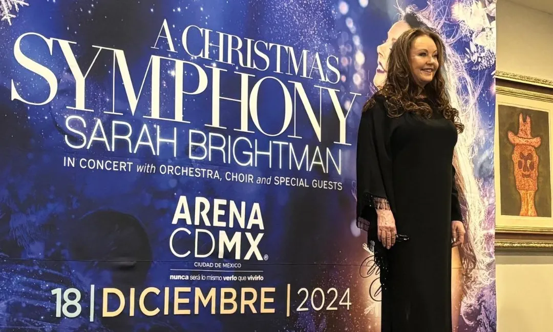 Sarah Brightman ha visitado la capital para presentar otros espectáculos.