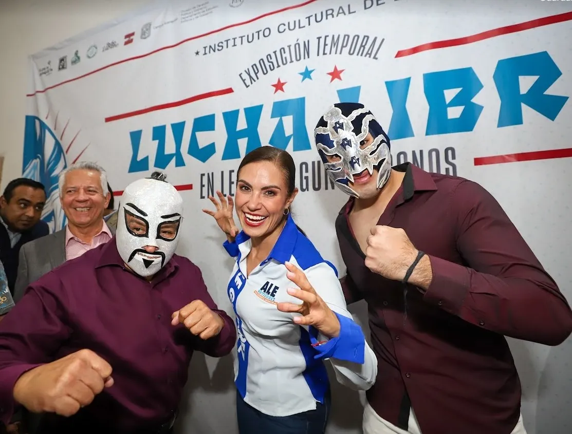 Esta exposición es un verdadero homenaje, este realce que se le está dando a la lucha libre.