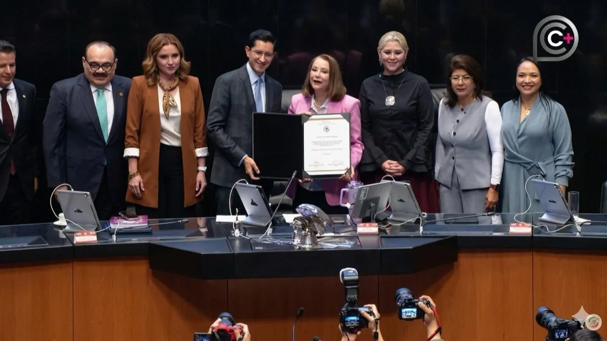 Roberto Velasco Álvarez durante su comparecencia en el Senado para su ratificación como canciller de México