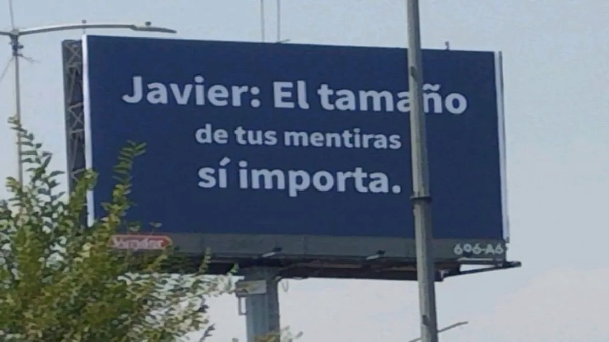 Finalmente llegó: Laura responde a Javier en espectaculares de la CDMX