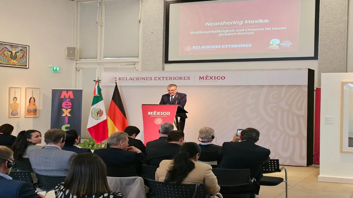 México es un socio indispensable de Alemania para promover una economía global sustentable: CCE