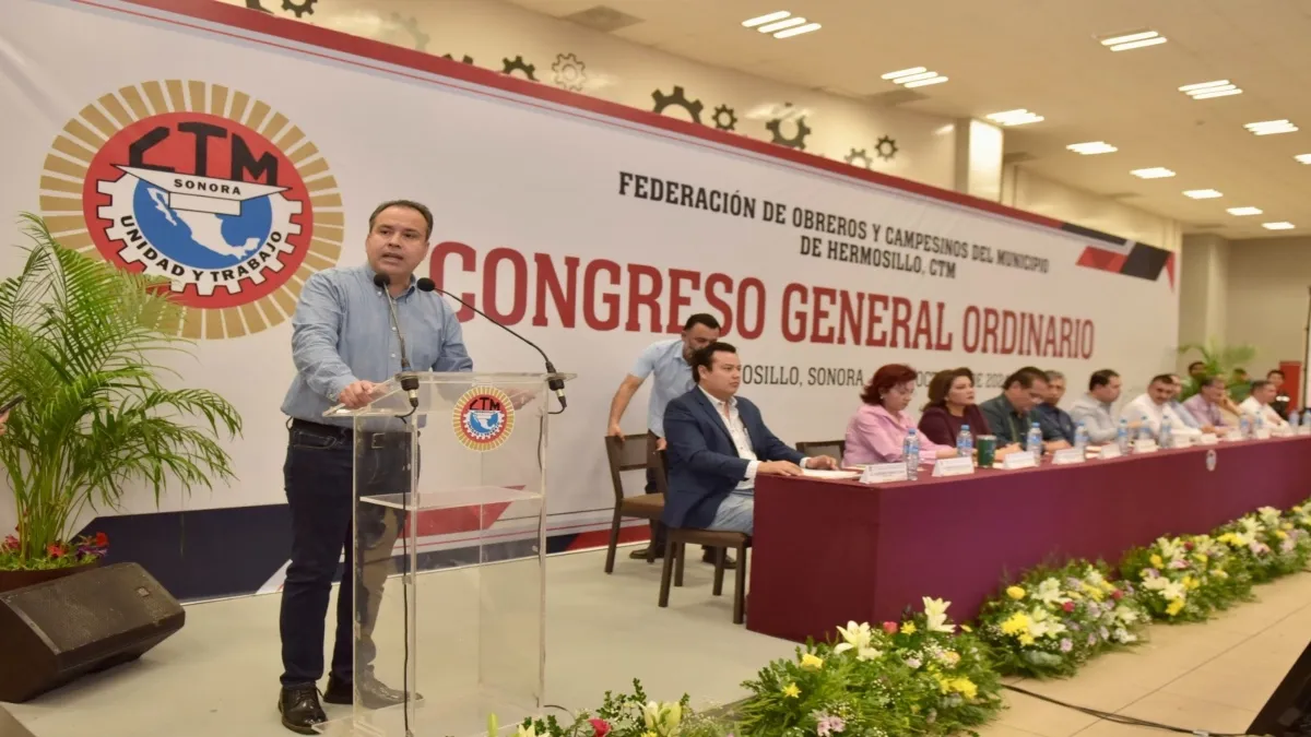 La CTM Sonora aglutina a 300 sindicatos, que a su vez concentran a más de 130 mil trabajadores.