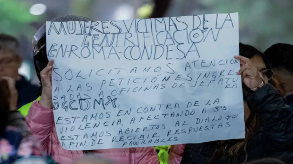 Acusó que la gentrificación causó estragos en el pueblo de Xoco, en Coyoacán.
