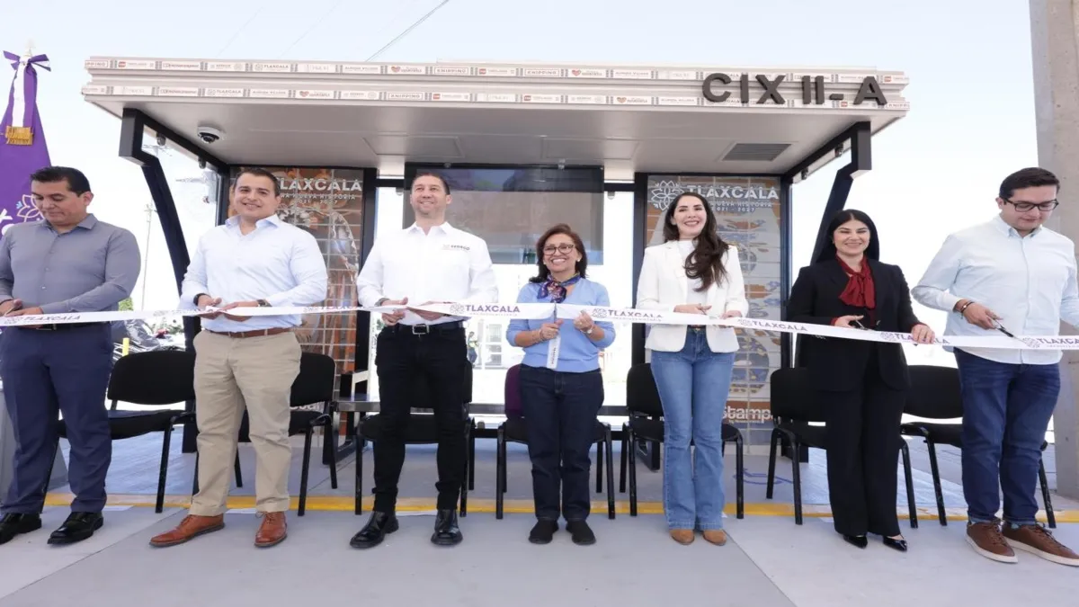 El parador inteligente en Huamantla atenderá a las y los trabajadores de 28 empresas.