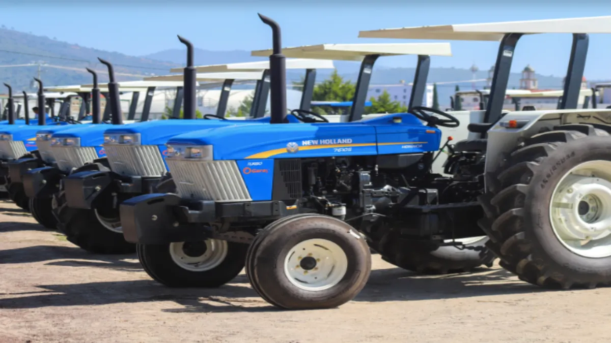 Explicó que cuentan con 200 puntos de venta con 39 socios comerciales de la marca New Holland.