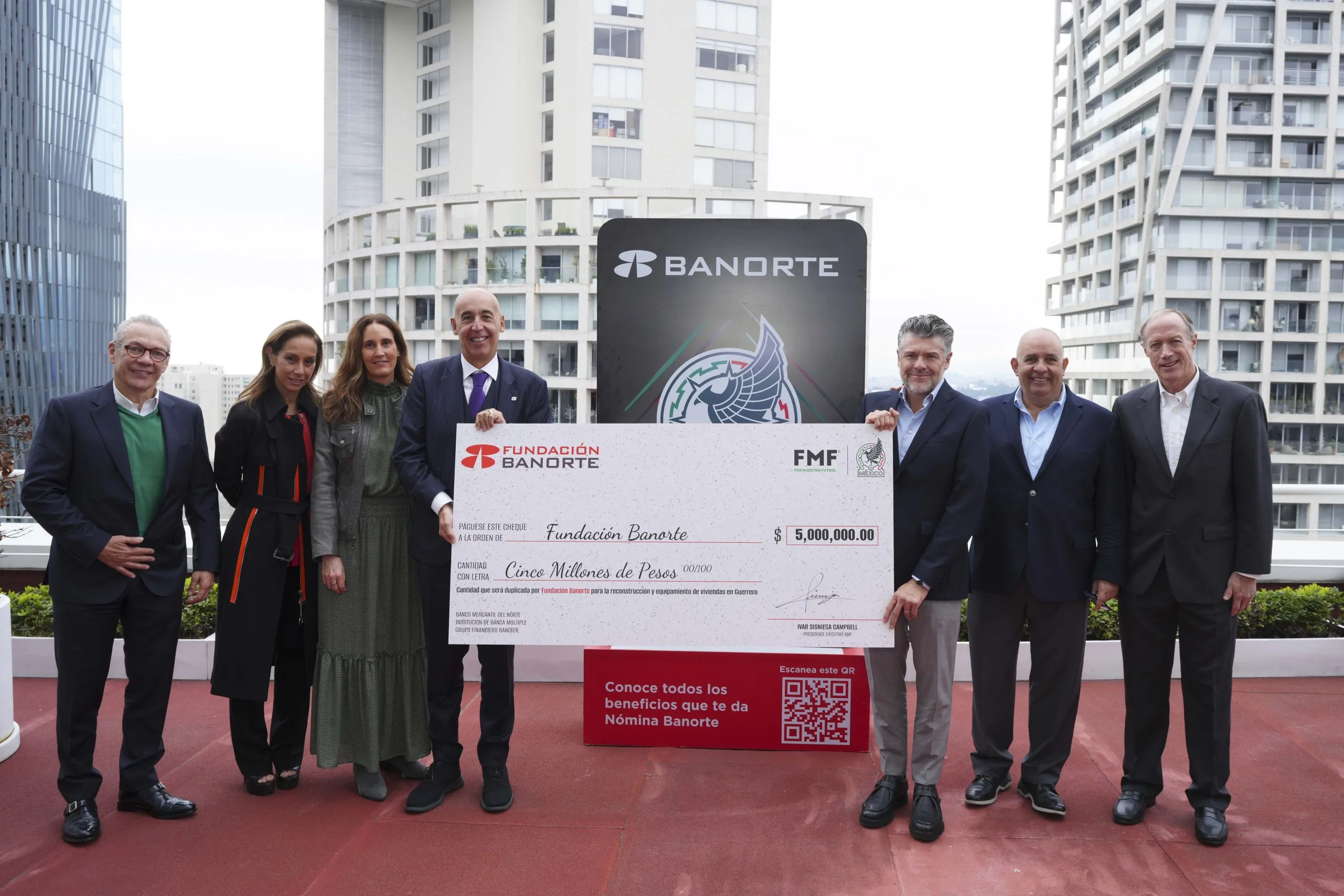 La FMF y Fundación Banorte donan 10 mdp para la reconstrucción de viviendas en Guerrero