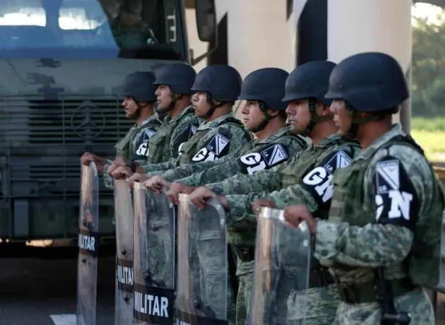 Efectivos de la Guardia Nacional