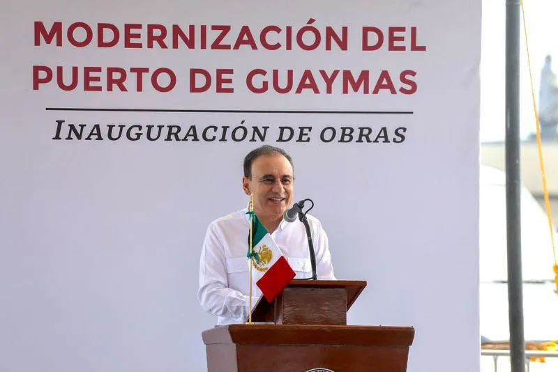 Puerto de Guaymas va a estar funcionando antes de que se vaya el presidente: Alfonso Durazo