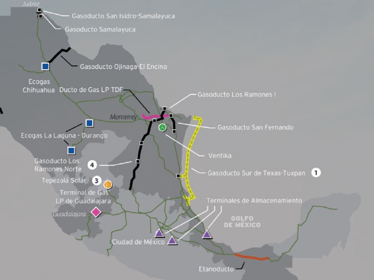 IEnova y TransCanada inician el transporte de gas a baja costo en México