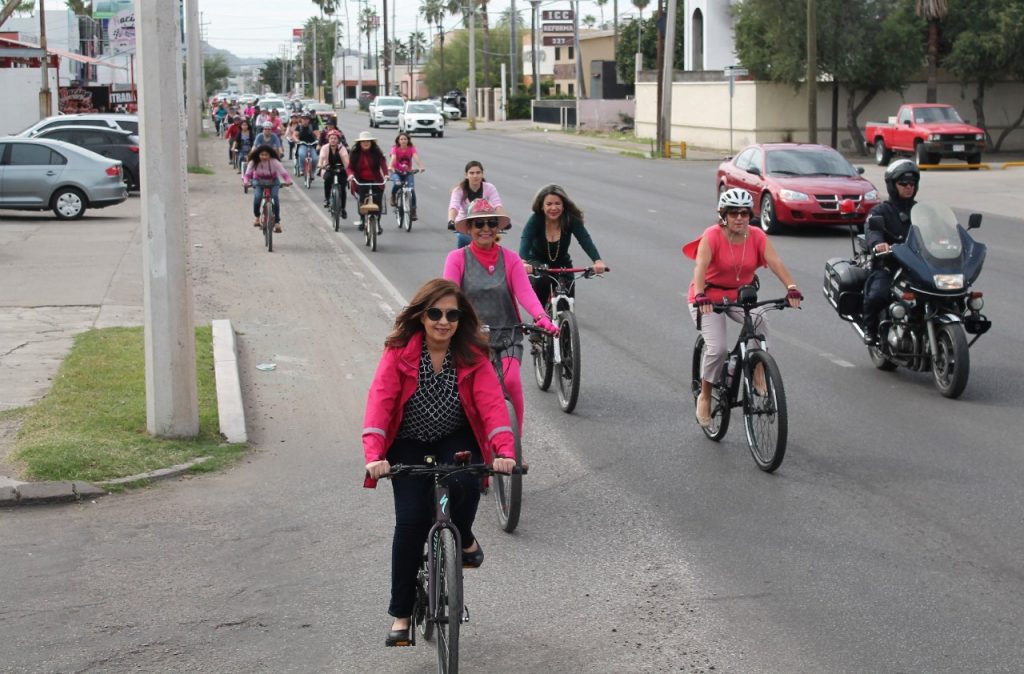 Las mujeres usan más la bicicleta como medio de transporte que los hombres. Cortesía:  Mujeres en Bici HMO 