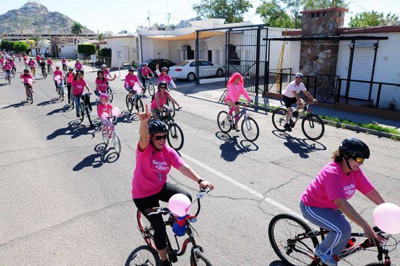 La iniciativa busca la promoción de espacios seguros para que las mujeres transiten y el uso de la bicicleta más allá del ámbito deportivo. Cortesía:  Mujeres en Bici HMO 