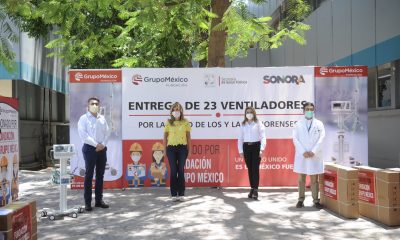 Los ventiladores donados por Grupo México salvarán a pacientes con Covid-19: Claudia Pavlovich