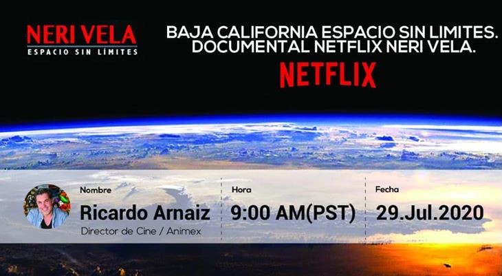 Documental de Netflix "Neri Vela, espacio sin límites"