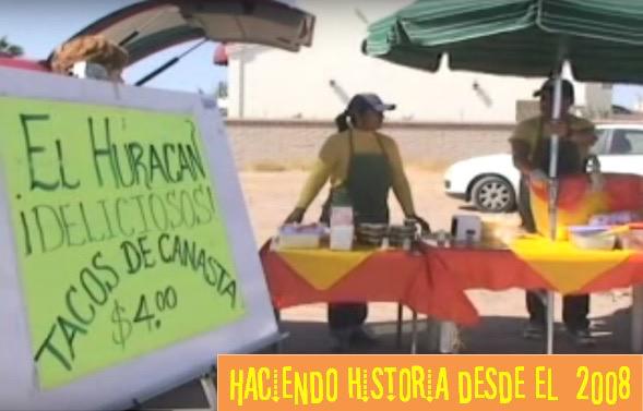 En 2008 Raúl empezó a vender tacos con un par de mesas, una sombrilla y la canasta