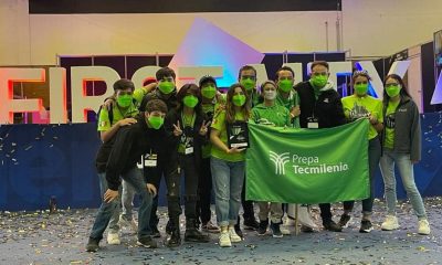 Estudiantes ponen en alto el nombre de México y triunfan en el torneo FIRST Robotics Competition