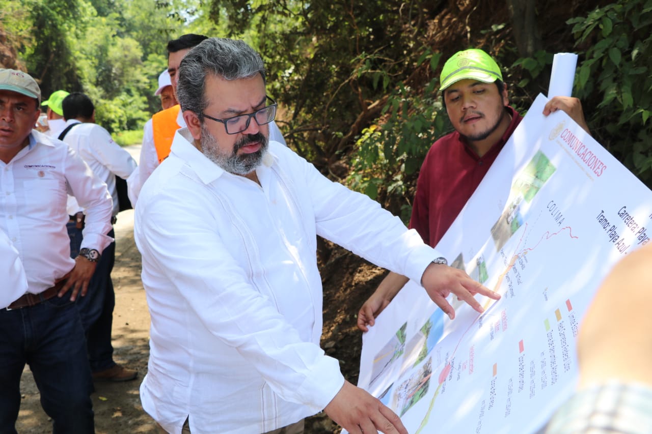 Supervisaron los daños causados por los sismos en los puentes y carreteras de Colima y Michoacán