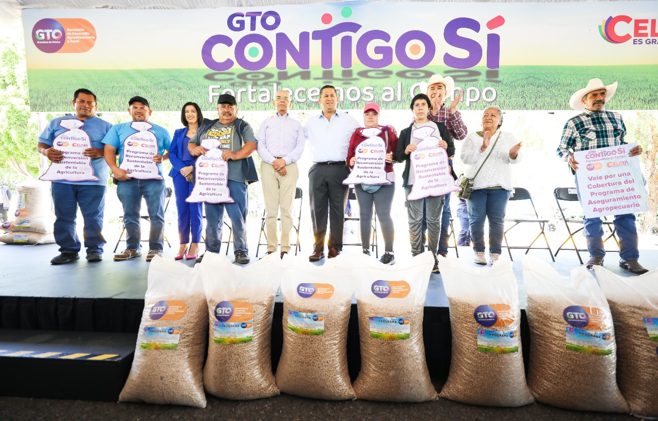 “Los productores agrícolas de Guanajuato cuentan con todo nuestro respaldo”: Diego Sinhue Rodríguez