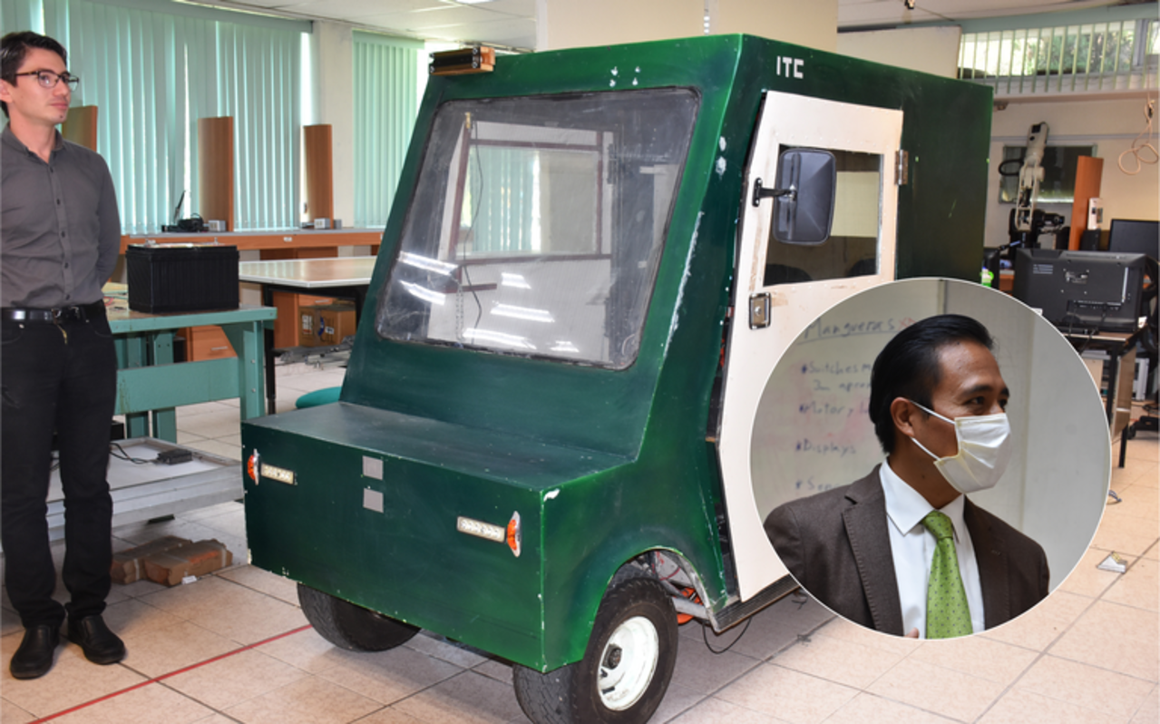 Alumnos de Tec de Celaya crean el primer vehículo autónomo eléctrico