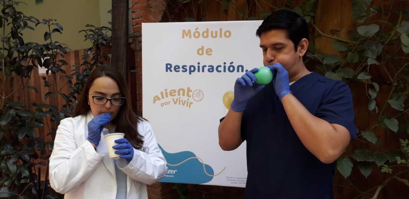 Así darán capacitación pulmonar en las plazas comerciales de la Ciudad de México
