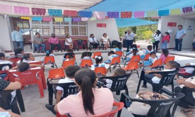 Huyen de la violencia: Inauguran kinder para niños desplazados en Guerrero