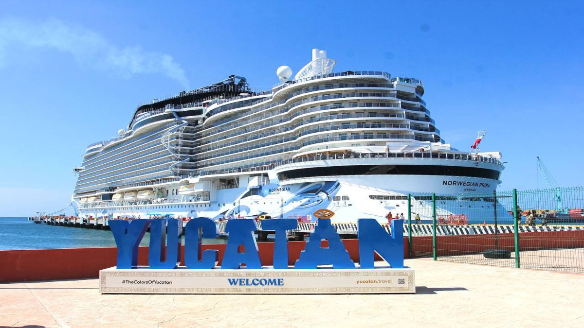 Yucatán es el destino preferido por los 2 mil pasajeros del crucero Norwegian Prima