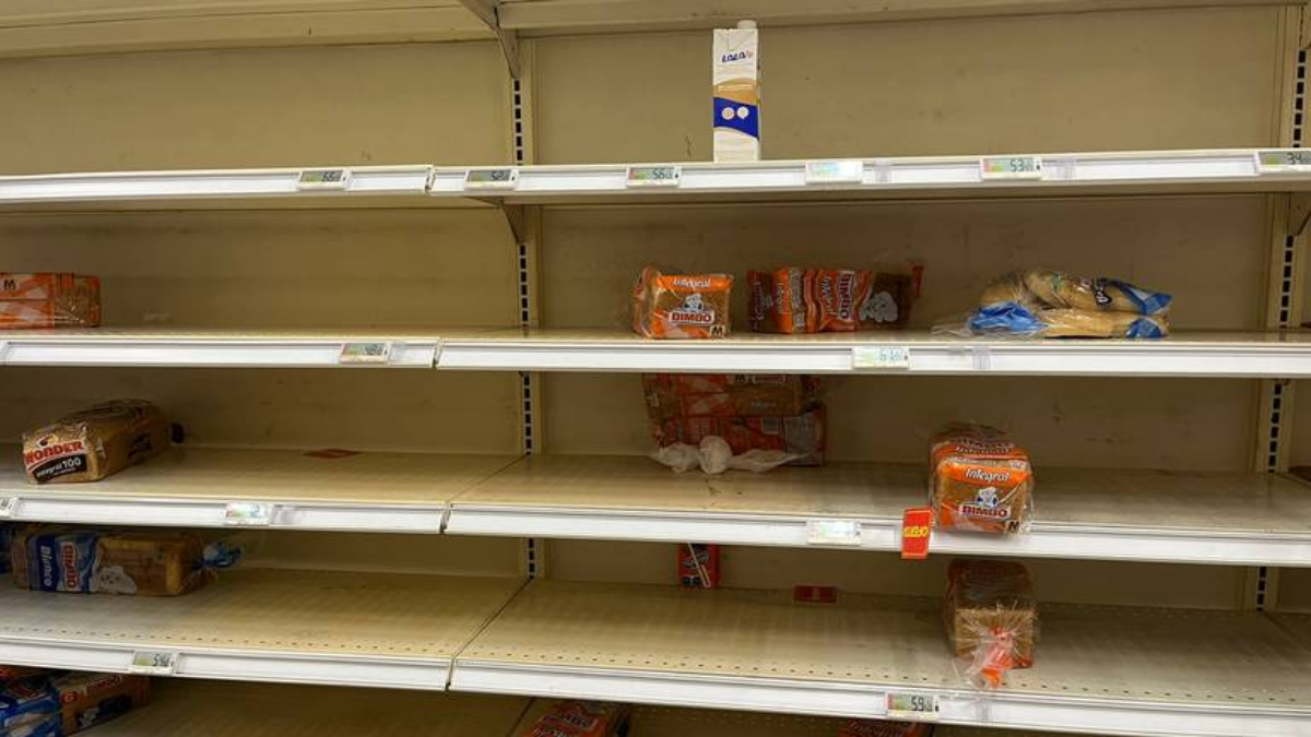 Compras de pánico por violencia en Culiacán deja vacíos a los supermercados