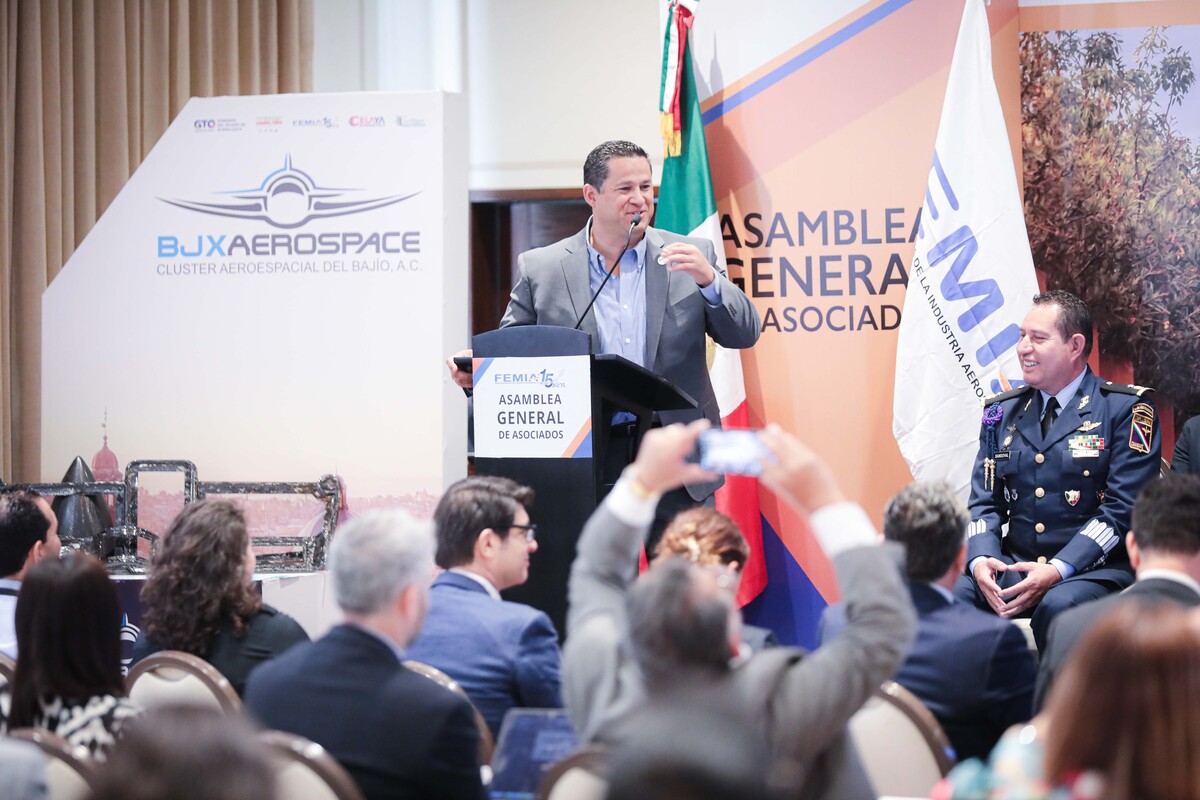 Guanajuato construye el futuro de la industria aeroespacial, afirma Diego Sinhue Rodríguez