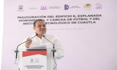 Cuauhtémoc Blanco va tras líderes criminales para disminuir índices delictivos en Morelos