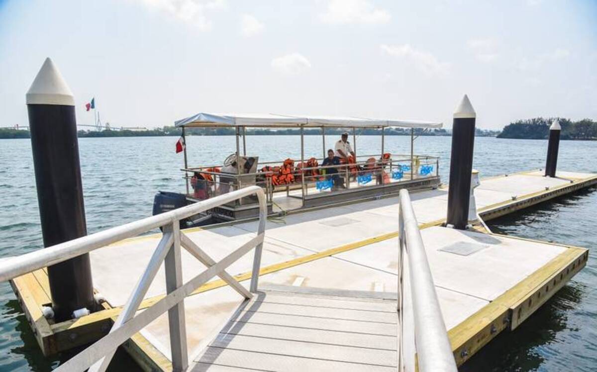 Tampico inaugura su nuevo muelle flotante y amplía sus paseos turísticos