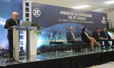 Grupo ZF invertirá 150 mdd en nueva fábrica para Ciudad Juárez