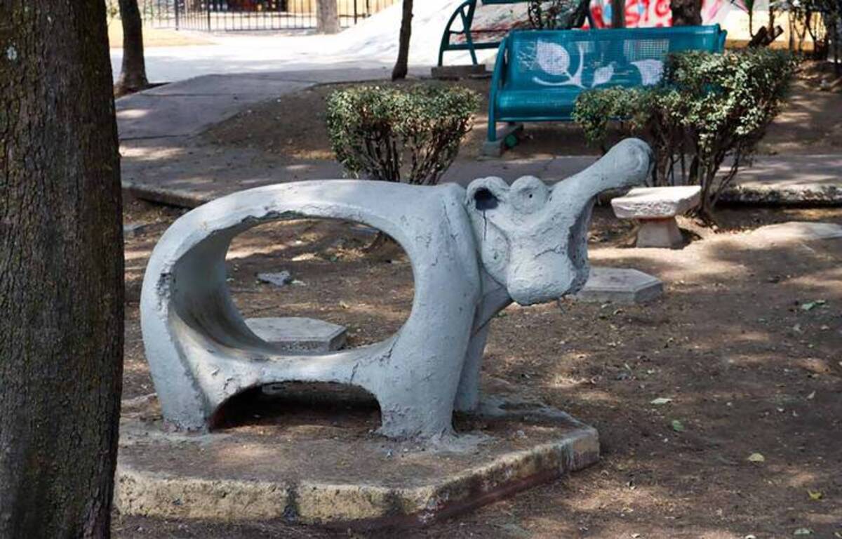 Los “animales de piedra” de los parques de la Ciudad de México aún sobreviven