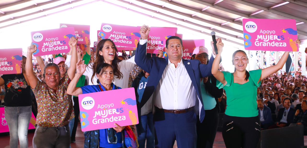 Entregan 38 mil tarjetas Apoyo MujerEs Grandeza en Guanajuato