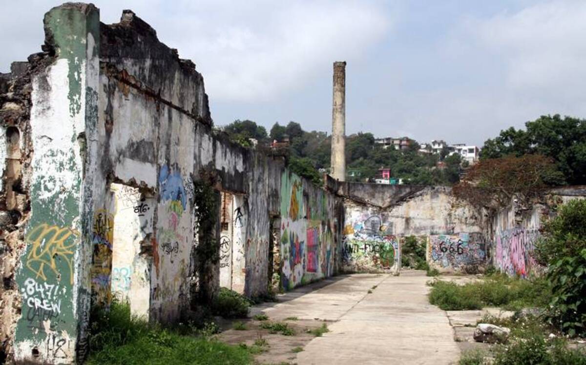 La exfábrica de San Bruno es un sitio emblemático abandonado en Xalapa