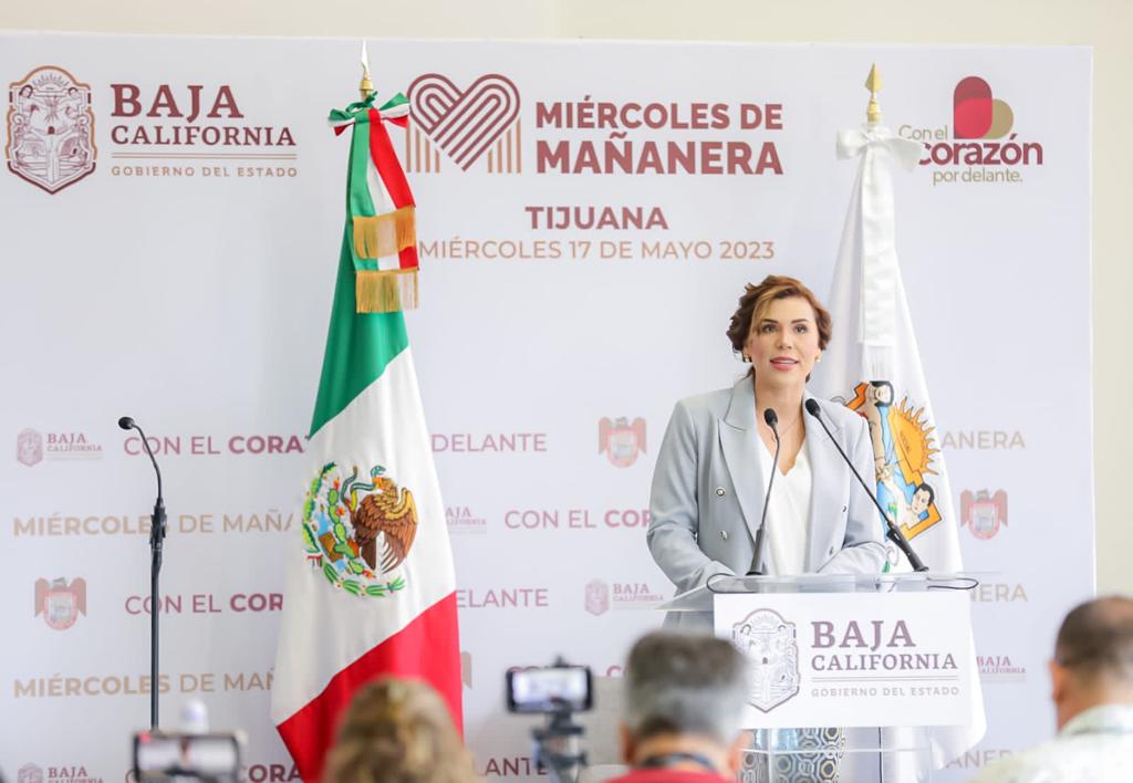 El gobierno de Baja California saldará la deuda de pensiones con los maestros: Marina del Pilar Ávila