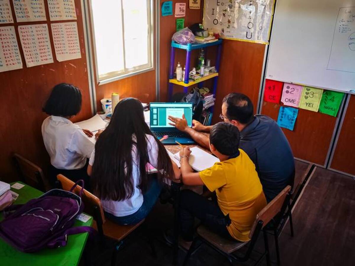 Las aulas móviles son la esperanza para que  estudien los niños de la colonia Ampliación Bicentenario en Culiacán