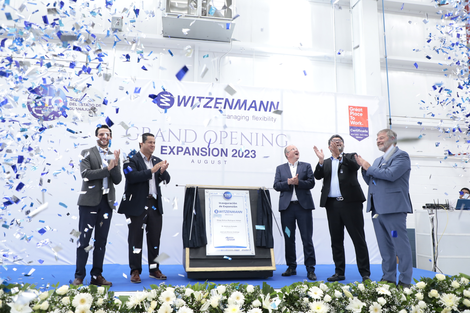 La empresa alemana Witzenman invierte 14 mdd en la ampliación de su fábrica en Apaseo el Grande