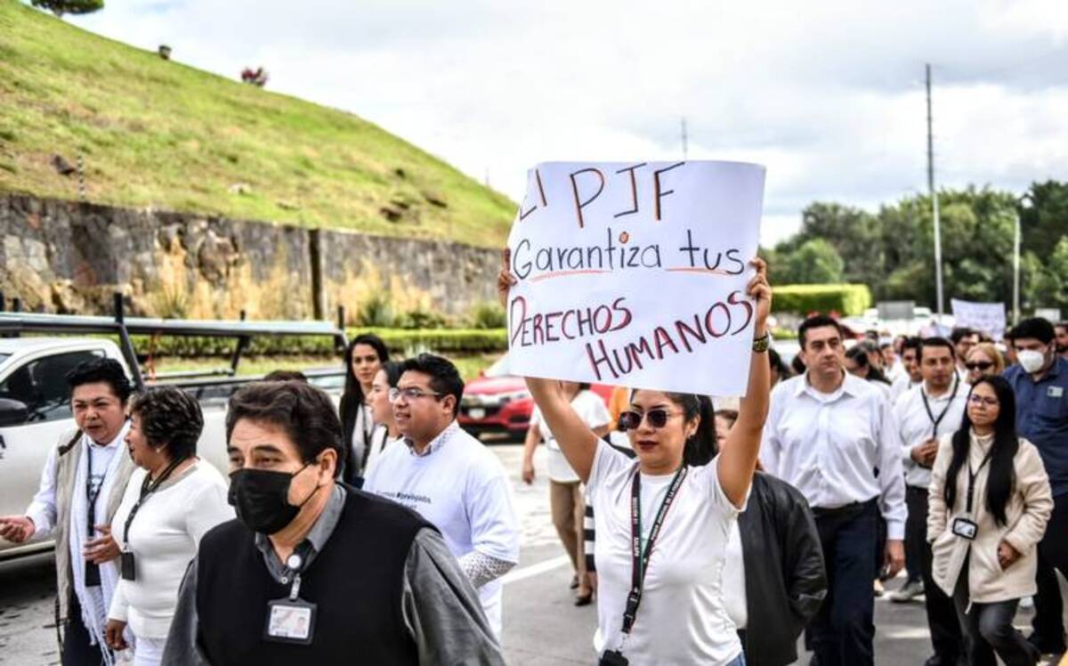 Los trabajadores del Poder Judicial de Xalapa se unen al paro nacional