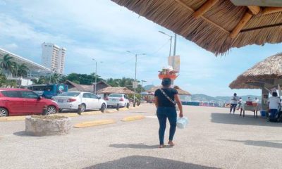 En Acapulco, desde brochetas de camarón hasta bocinas se ofrecen en las playas
