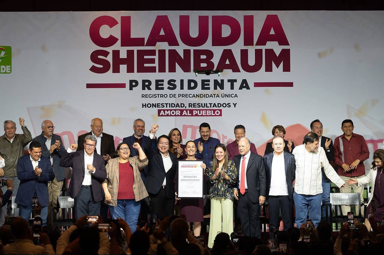 Claudia Sheinbaum es precandidata de Morena, PT y PVEM a la presidencia de la República