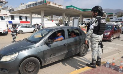 Marina y Guardia Nacional resguardan gasolineras de Acapulco