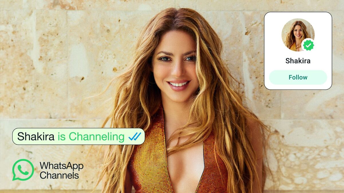¿Ya sigues a Shakira en su canal de WhatsApp?