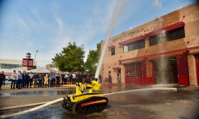 Hermosillo tiene el primer robot bombero en América Latina