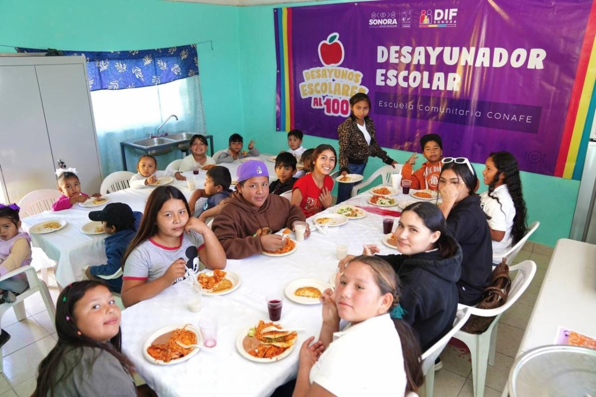 En Sonora llevan por primera vez los desayunos escolares a 306 escuelas del CONAFE