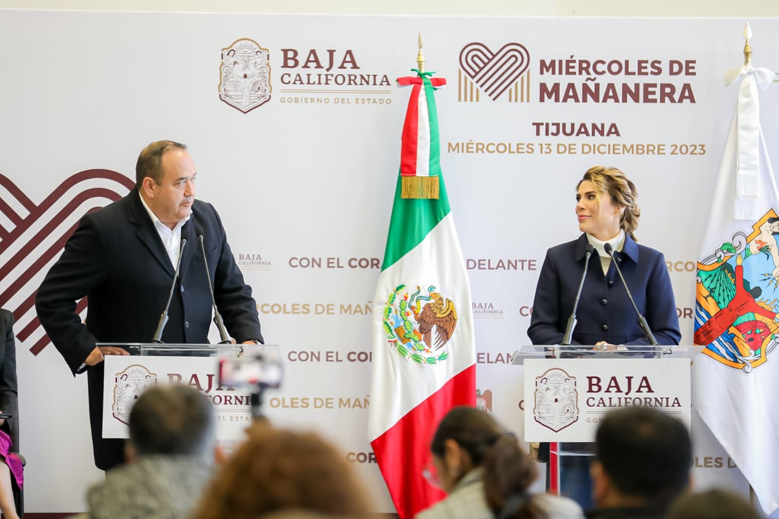 Marina del Pilar Ávila acuerda trabajar en mejorar aún más los derechos humanos en Baja California
