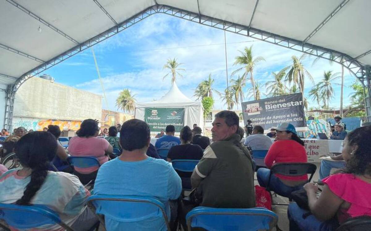 La Secretaría del Bienestar pide a damnificados de Acapulco no gastarse apoyos de reconstrucción