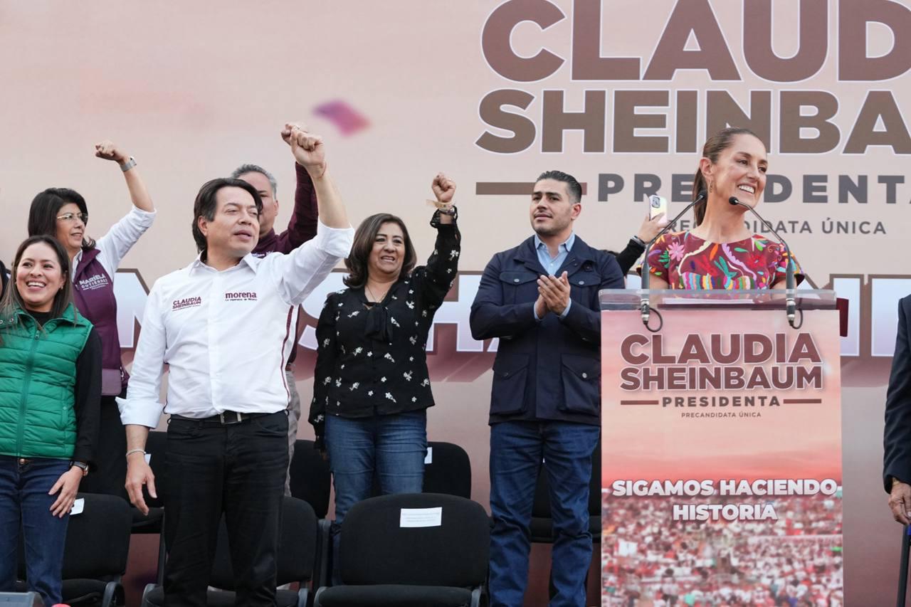 Claudia Sheinbaum representa la lucha de todas las generaciones de mexicanas: Mario Delgado