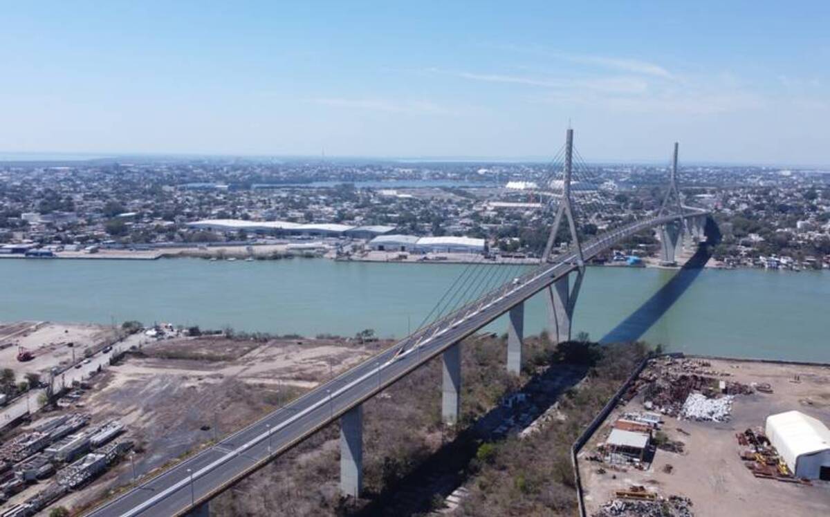 El puente atirantado Tampico debe pasar por una revisión correctiva