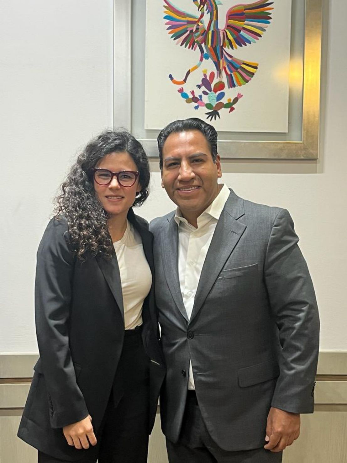 Luisa María Alcalde y Eduardo Ramírez afinan la agenda legislativa del presidente de la República
