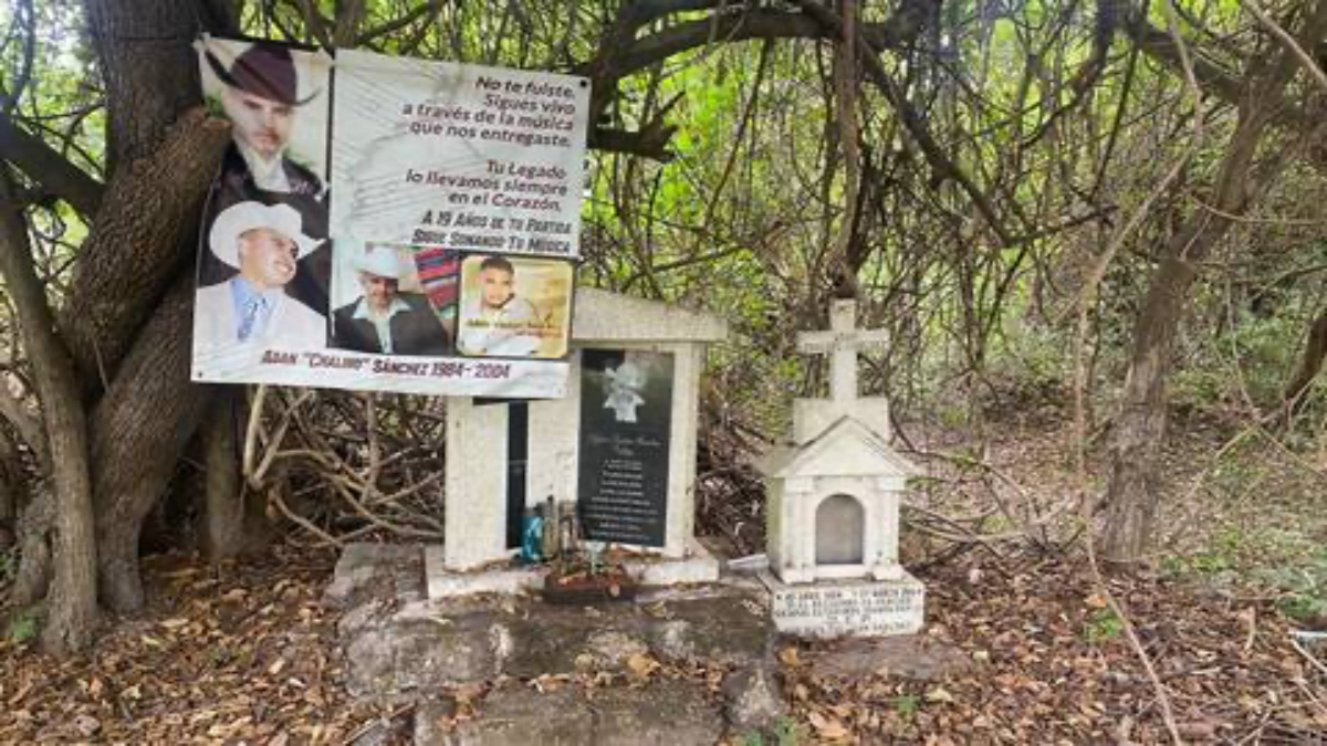 La historia del cenotafio de Adán, hijo de Chalino Sánchez